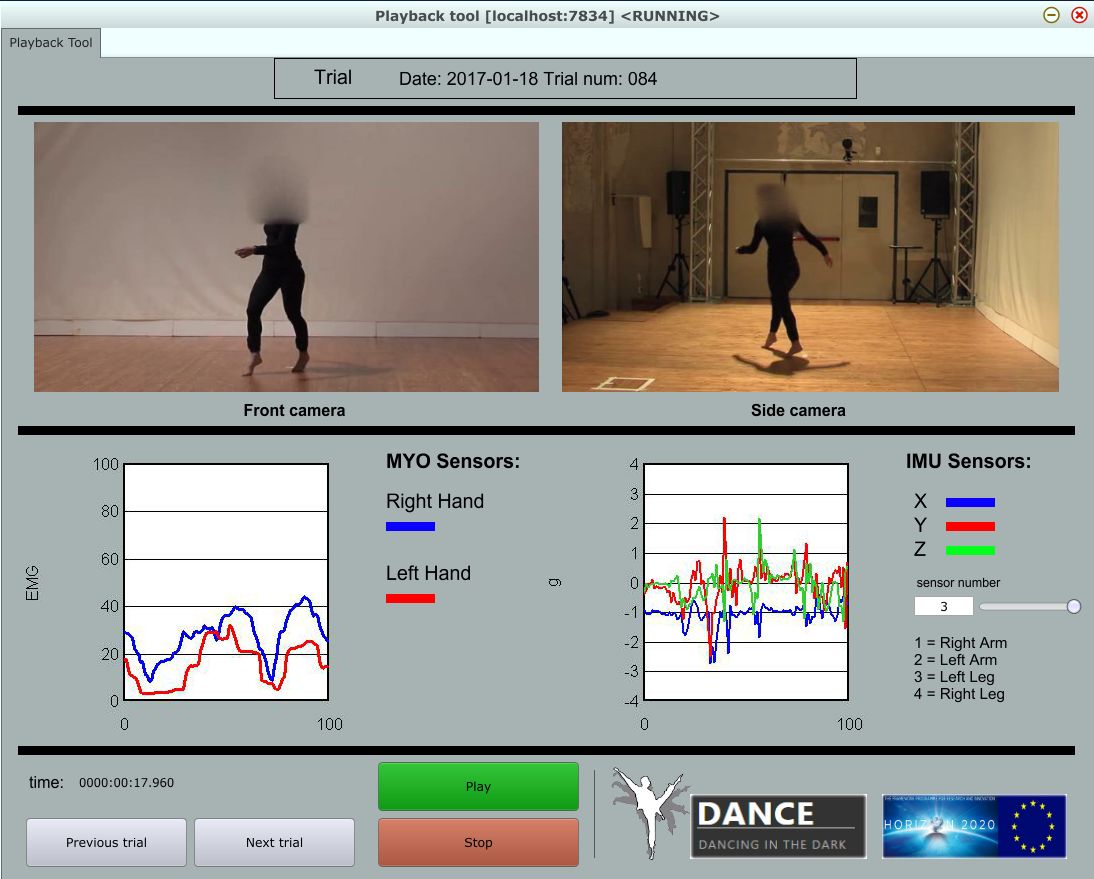 DANCE platform2 playbacktool